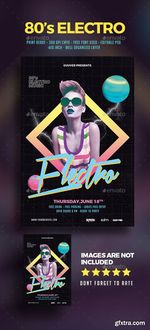 GR - 80's Electro Space Flyer 18669014 GR - 80's Electro Space Flyer 18669014
