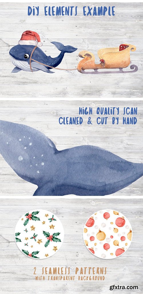 CM - Antarctic Christmas Watercolor Set 1922459