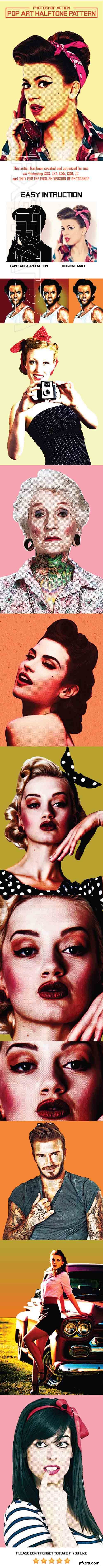 GraphicRiver - Pop Art Halftone Pattern 20736028