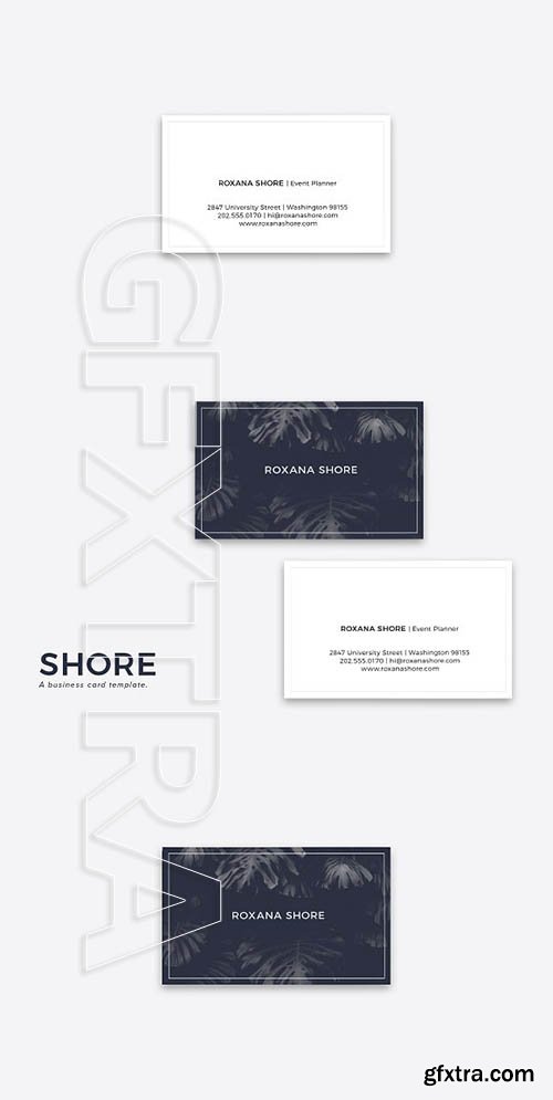 CreativeMarket - Shore Business Card 1884544