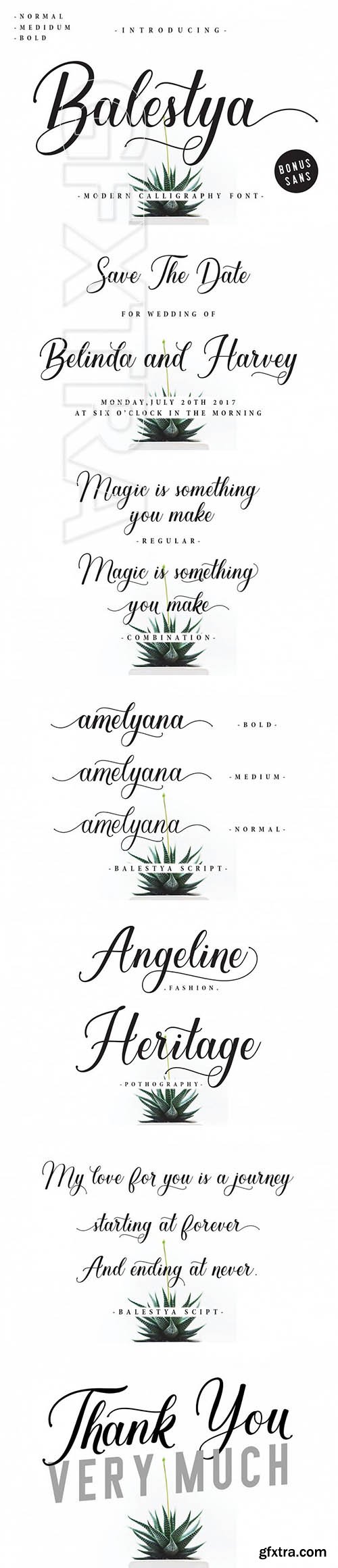 CreativeMarket - Balestya Script 1933648
