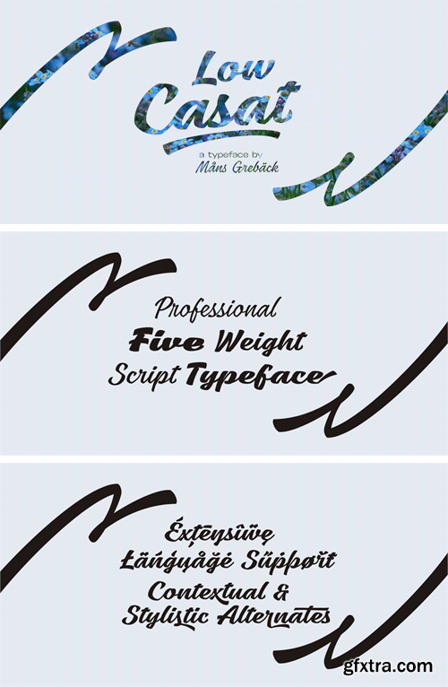 Low Casat Font