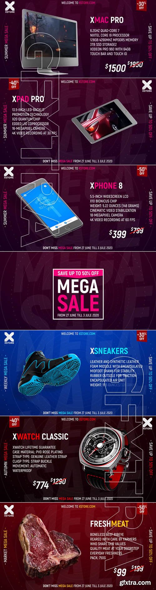 XStore - Sale Promo - After Effects
