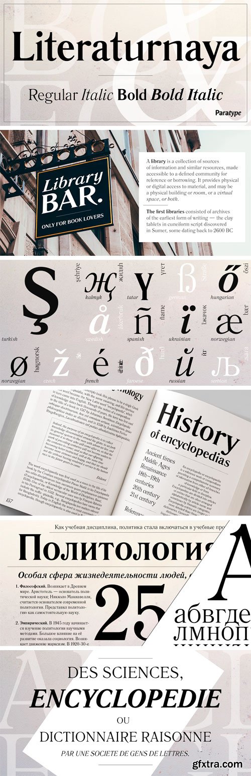 Literaturnaya Font Family