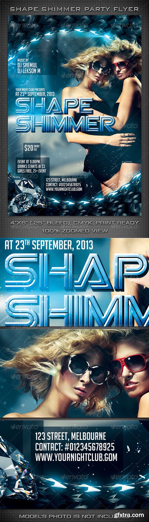 GR - Shape Shimmer Party Flyer 5517302