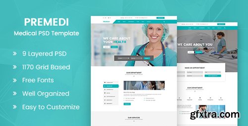 ThemeForest - PreMedi - Hospital And Medical Multipurpose PSD Template 20483608