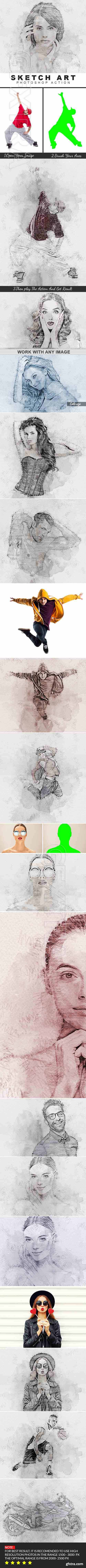 GraphicRiver - Sketch Art Photoshop Action 20757827
