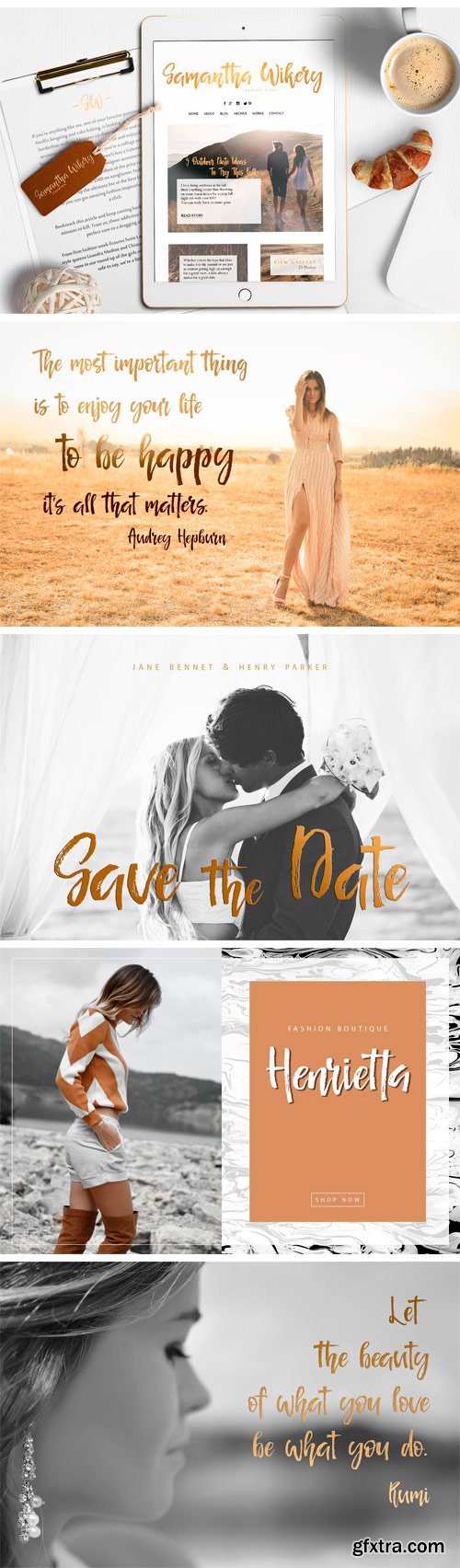 CM - Senorita Handwritten Textured Font 1937996