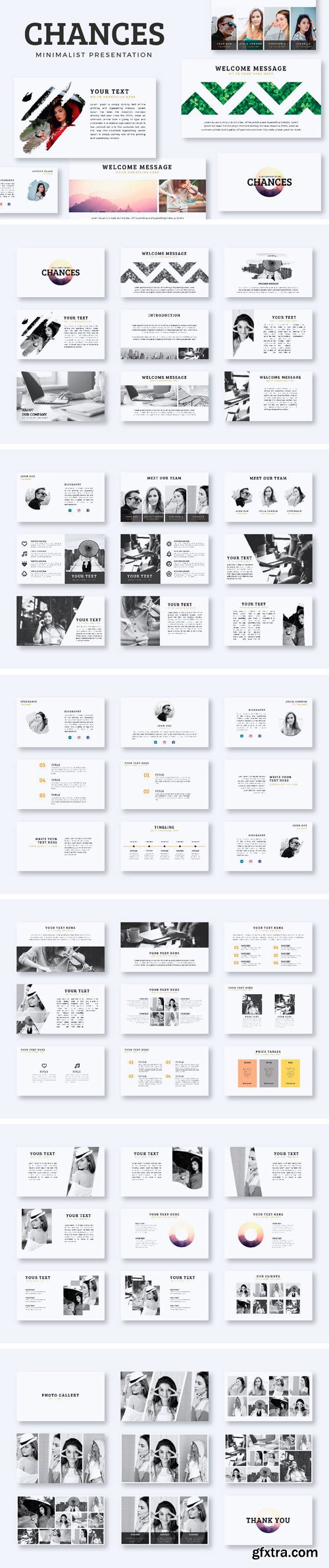 CM - Chances PowerPoint Template 1923579