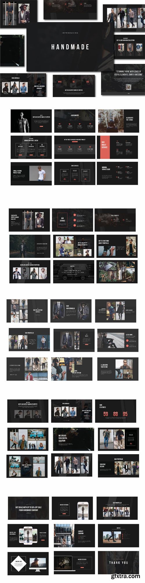 Hipster Handmade PPTX