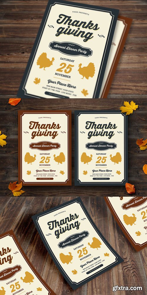 Thanksgiving Dinner Flyer