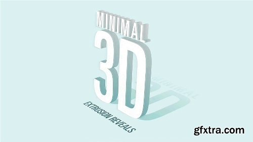 Videohive Minimal 3D - Logo & Titles Reveal 19596046