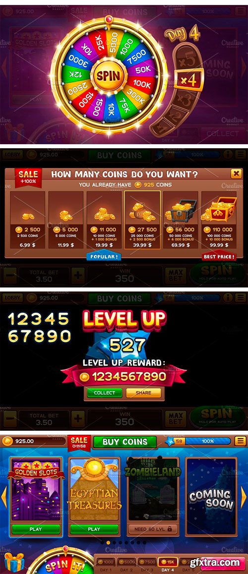 CM - Lobby and GUI for Slots Games 1883670