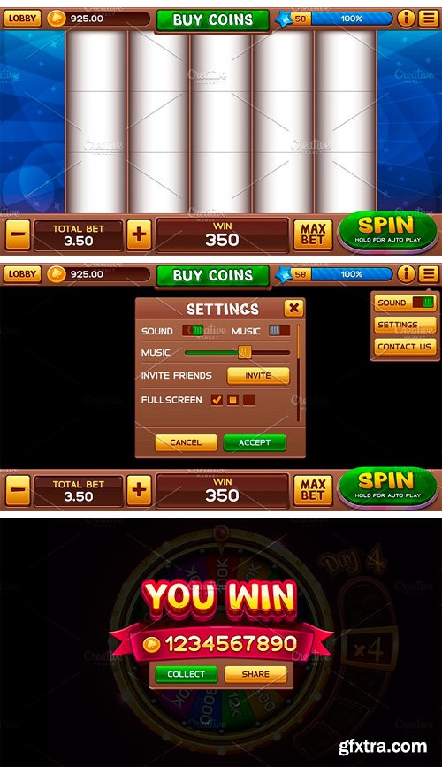 CM - Lobby and GUI for Slots Games 1883670