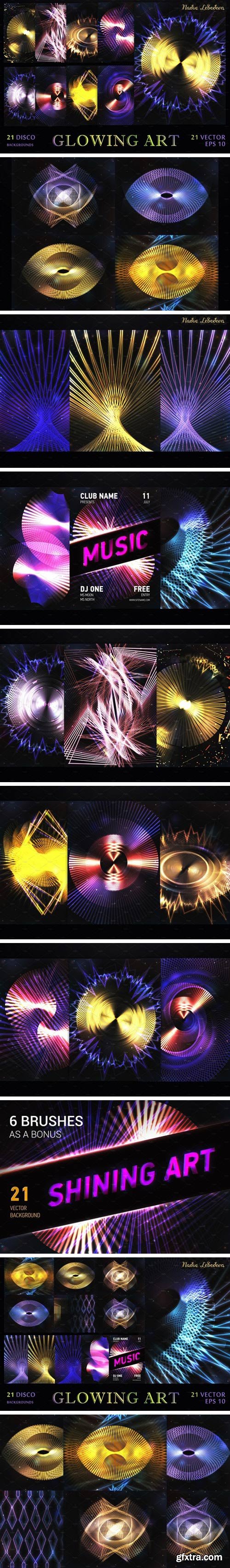 CM - SET 21 Shining abstract background 1924553