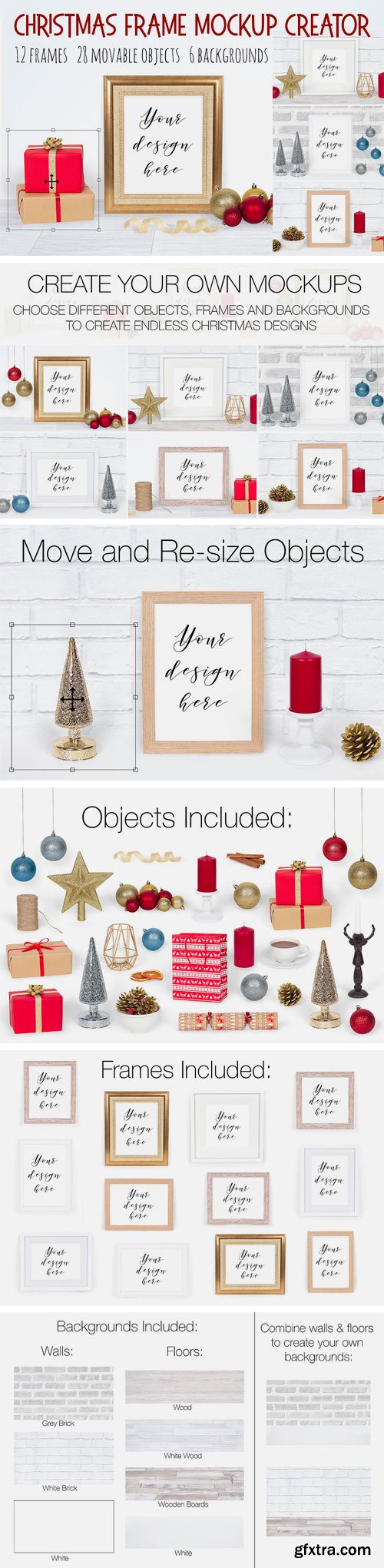 CM - Christmas Frame Mockup Creator 1922416