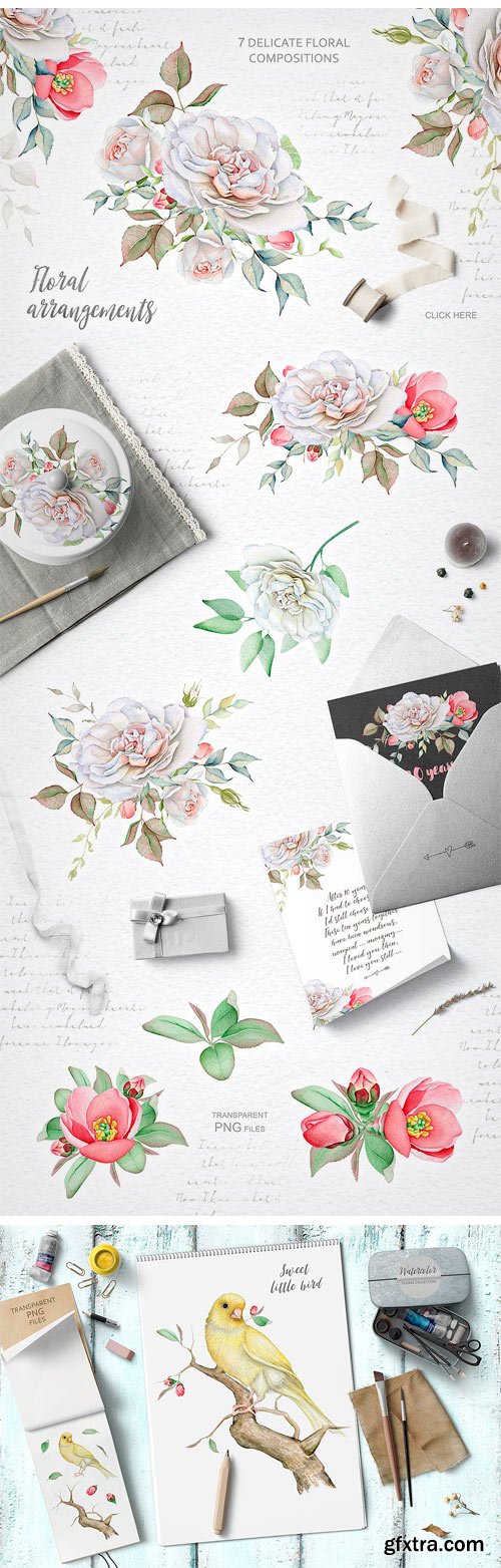 CM - Watercolor Floral Collection 1851675