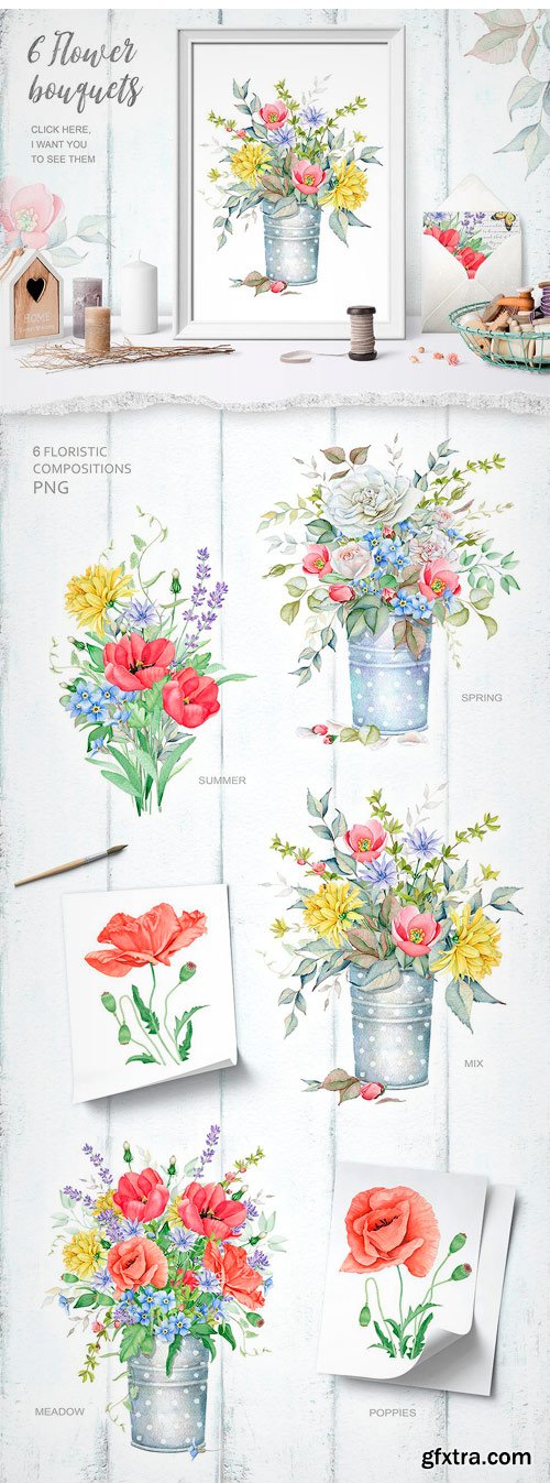 CM - Watercolor Floral Collection 1851675