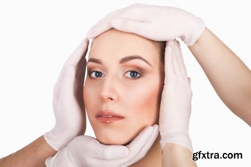 BEAUTIFUL girl woman face cream beauty over health care 25 HQ Jpeg