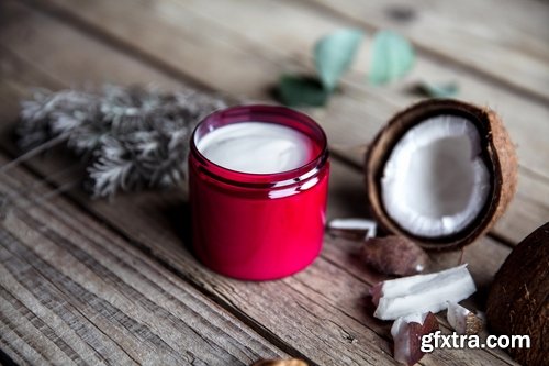 BEAUTIFUL girl woman face cream beauty over health care 25 HQ Jpeg