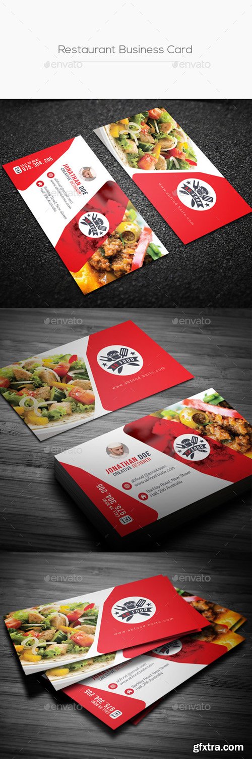 GR - Restaurant Business Card 20824578 GR - Restaurant Business Card 20824578