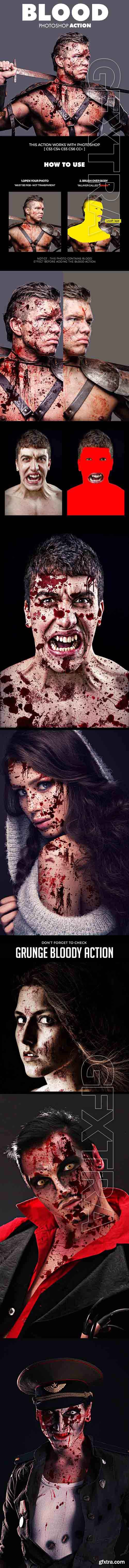 GraphicRiver - Blood Photoshop Action 20816252