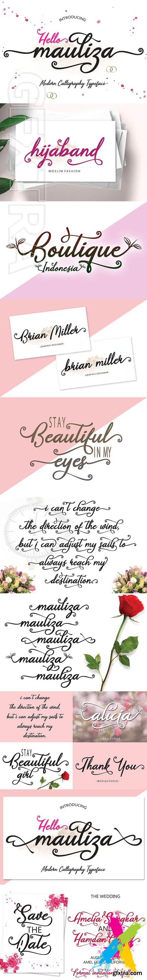 CreativeMarket - Hello Mauliza Script 1969026