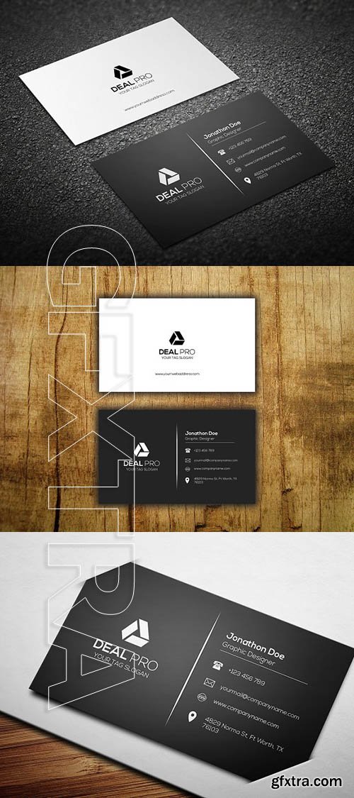 CreativeMarket Simple Business Card Template 1967509 GFxtra