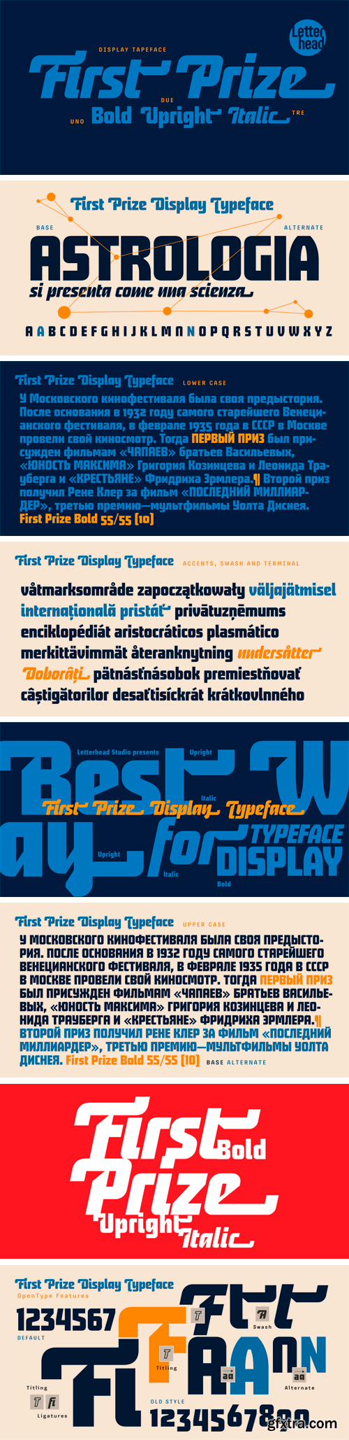 First Prize Font Family