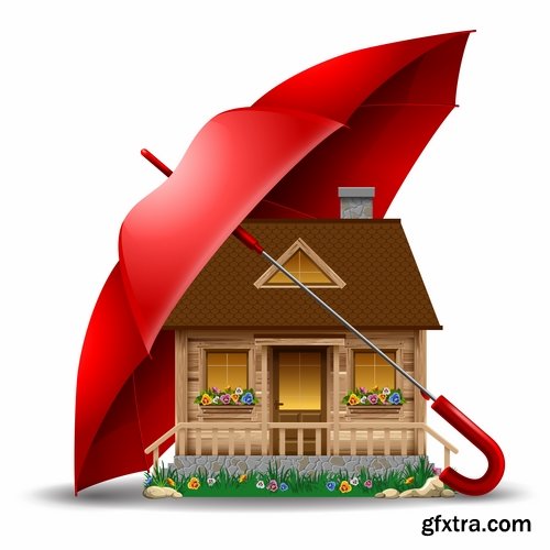 Wooden house on a tree hut vector image 25 EPS