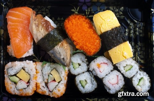 Sushi sea food rice seaweed caviar 25 HQ Jpeg