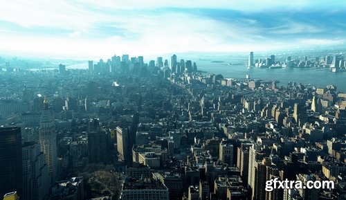 Height of a skyscraper night city business center metropolis 25 HQ Jpeg