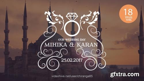 Videohive - Wedding Titles - 19864773