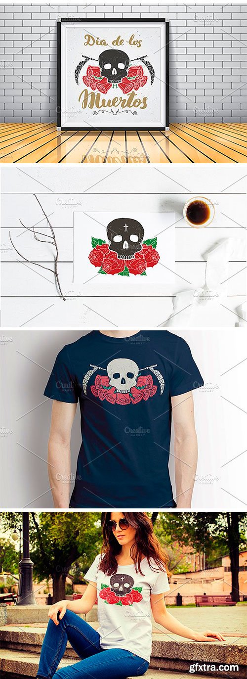 Day of the Dead, Cards and Patterns 1939019