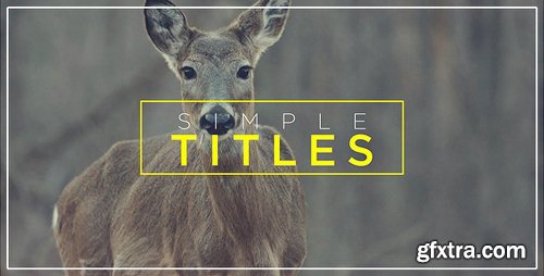 Videohive Minimal Transitions & Titles 17335230