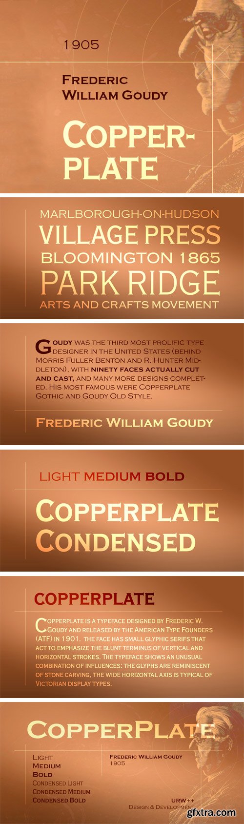 Copperplate Font Family