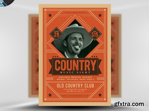 Country Night Flyer Template v2