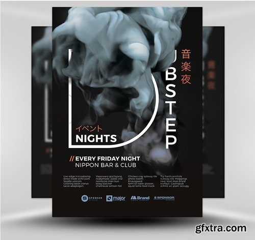 Dub Step Flyer Template v1 Dub Step Flyer Template v1