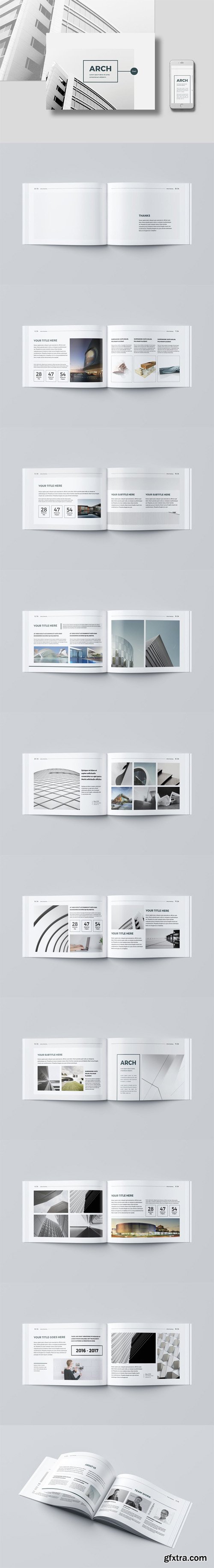 Modern Architecture Brochure 24 Pages A4 & A5 Modern Architecture Brochure 24 Pages A4 & A5