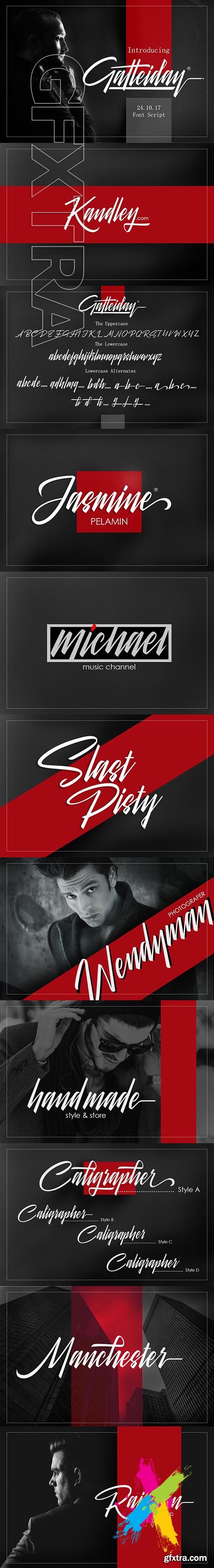 CreativeMarket - Galteiday Font Script 1985173