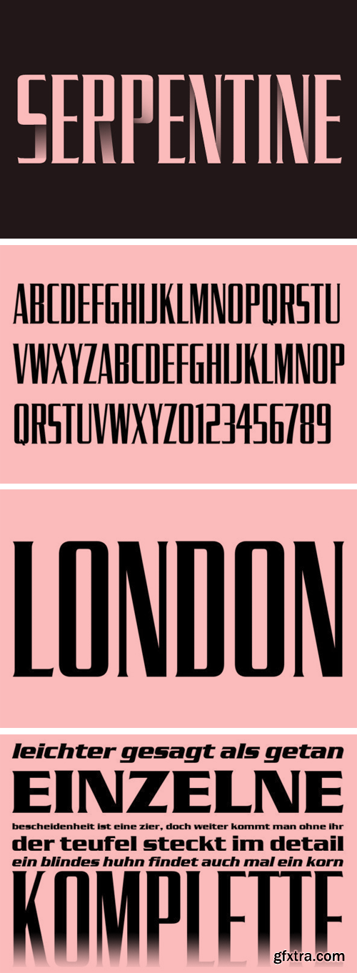 Serpentine Font Family