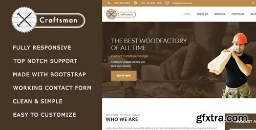 ThemeForest - Craftsman v1.0 - Carpentry/Woodwork HTML Template - 20725710 ThemeForest - Craftsman v1.0 - Carpentry/Woodwork HTML Template - 20725710