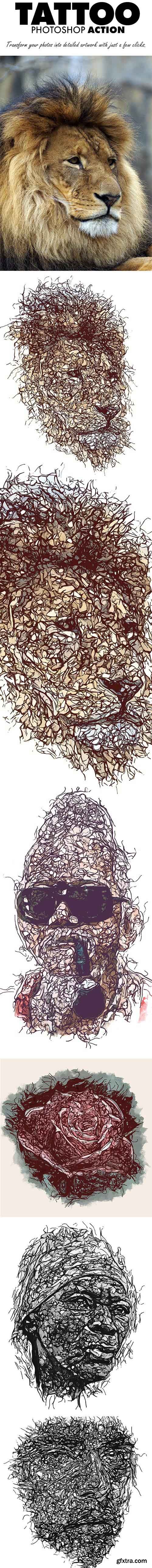 GR - Tattoo Photoshop Action 20897016 GR - Tattoo Photoshop Action 20897016