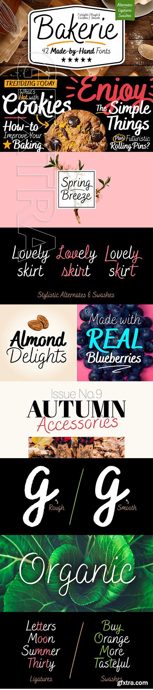 Bakerie font family