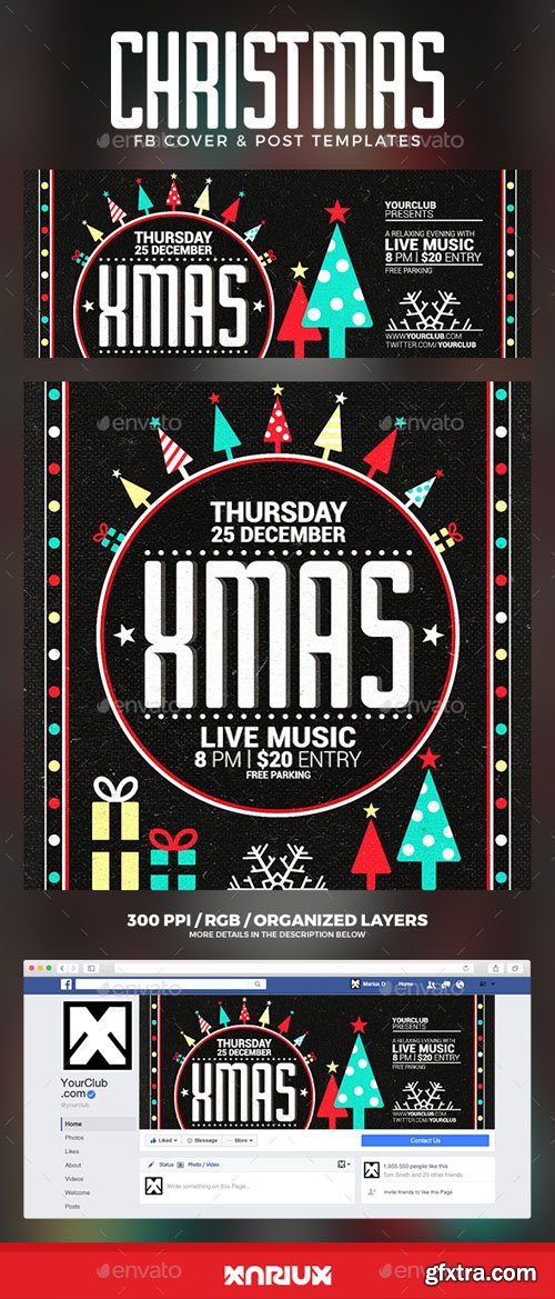 GR - Christmas Party Facebook Cover 20852961 GR - Christmas Party Facebook Cover 20852961