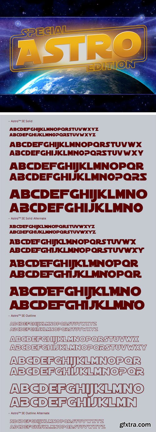Astro SE Font Family