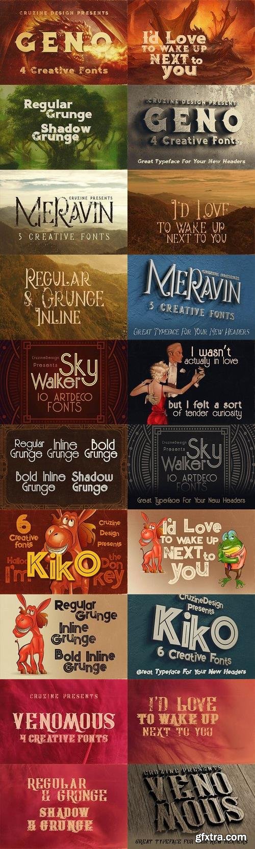 CM - 49 Display Fonts for $12 1069660
