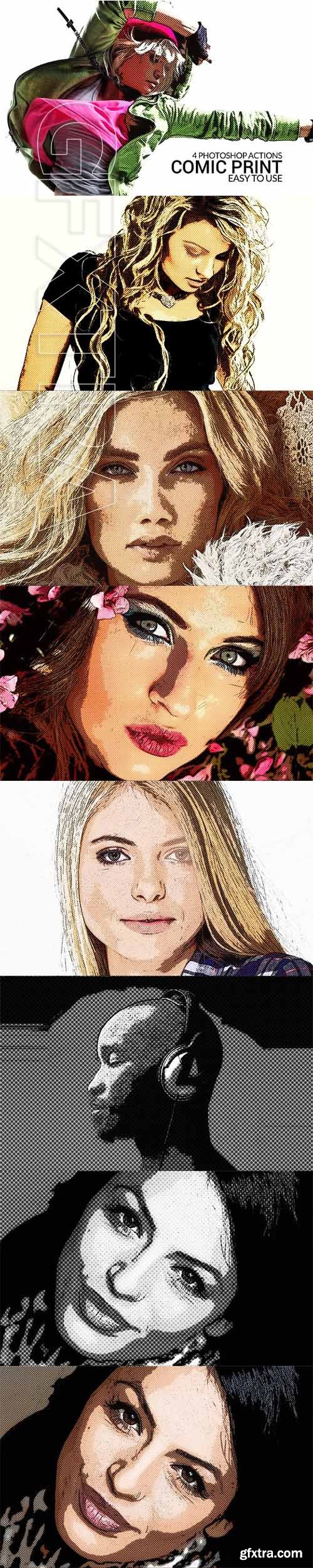 CreativeMarket - Comic Print Actions 2002663