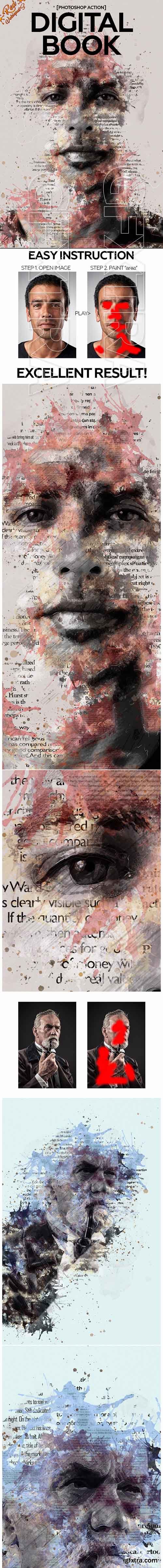 GraphicRiver - Digitalbook Photoshop Action 20875713