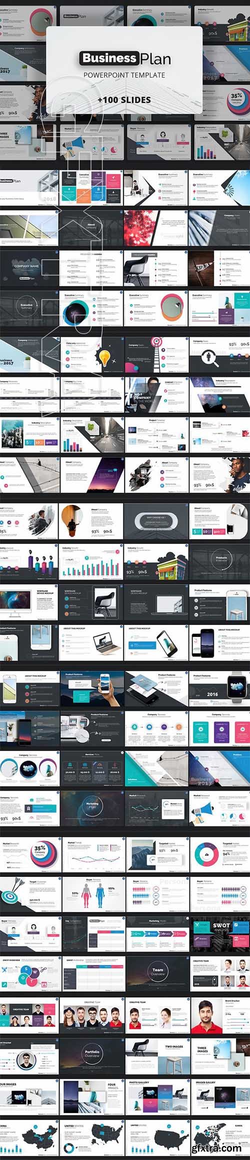 CreativeMarket - Business Plan - PowerPoint Template 2003764